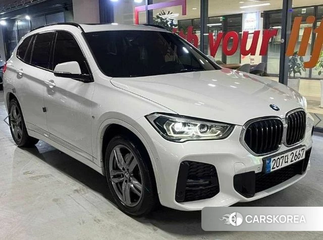 BMW X1 (F48) 2022 Белый из Кореи