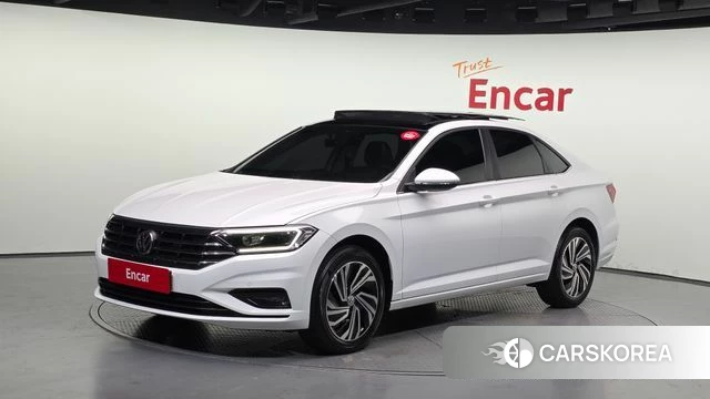 Volkswagen 7th Generation of Jetta 2021 Белый из Кореи