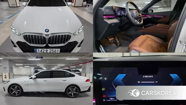 BMW 5 Series (G60) 2024 Белый из Кореи