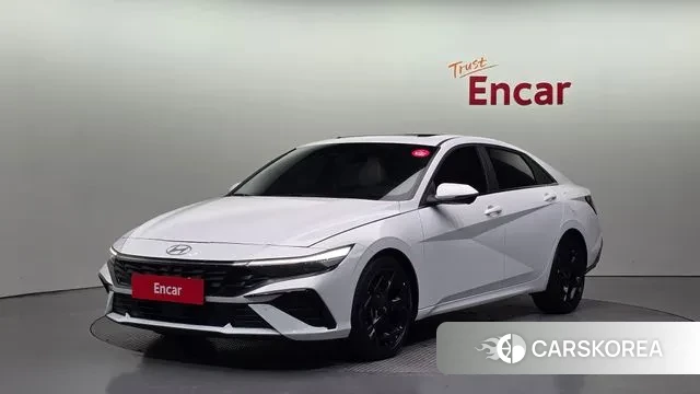 Hyundai The New Avante (CN7) 2023 Белый из Кореи