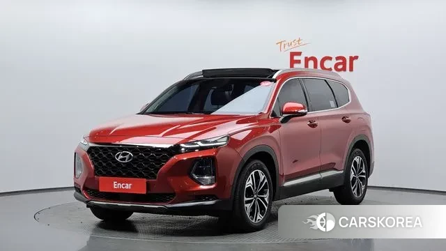 Hyundai Santa Fe TM 2018 Красный из Кореи