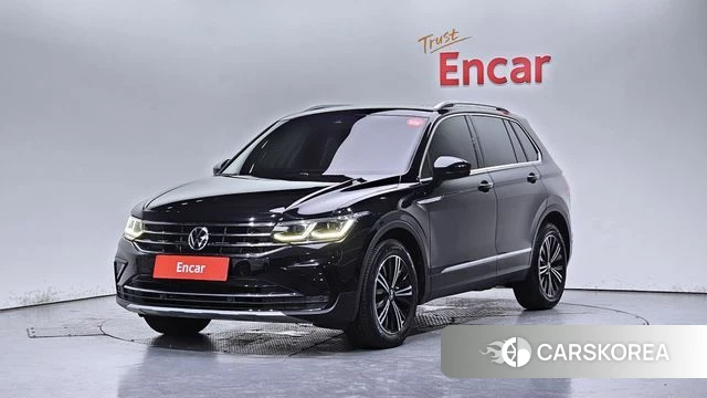 Volkswagen Tiguan second Generation 2021 Черный из Кореи