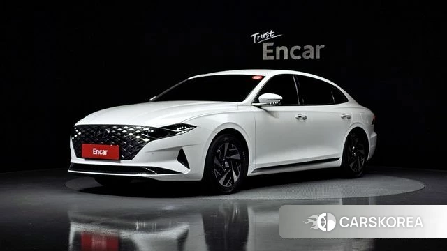 Hyundai The New Grandeur IG Hybrid 2021 Белый из Кореи