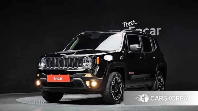 Jeep Renegade 2018 Черный из Кореи