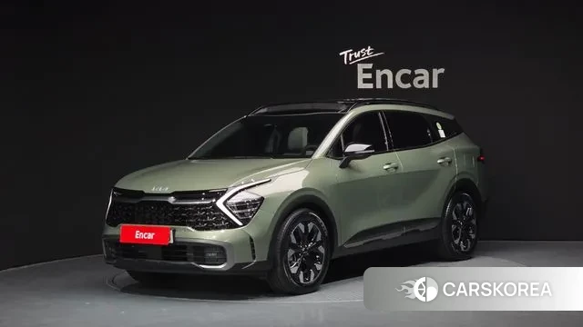 Kia Sportage 5th Generation 2023 Темно-зеленый из Кореи