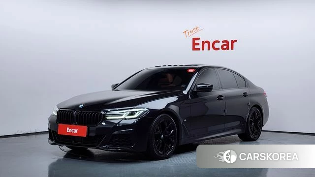 BMW 5 Series (G30) 2021 Черный из Кореи