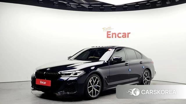 BMW 5 Series (G30) 2023 Синий из Кореи