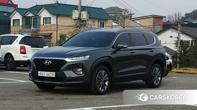 Hyundai Santa Fe TM 2018 Серый из Кореи
