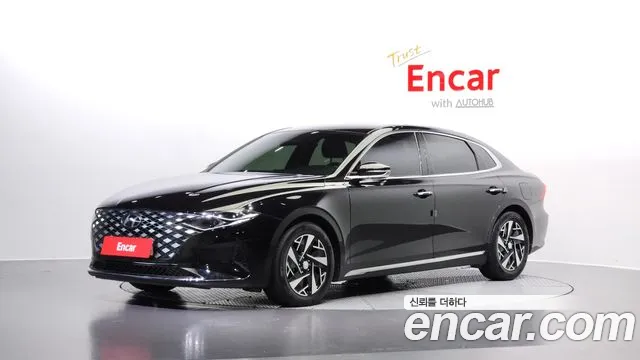 Hyundai The New Grandeur IG Hybrid 2020 Черный из Кореи