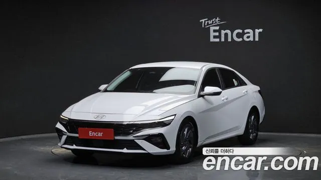 Hyundai The New Avante (CN7) 2023 Белый из Кореи