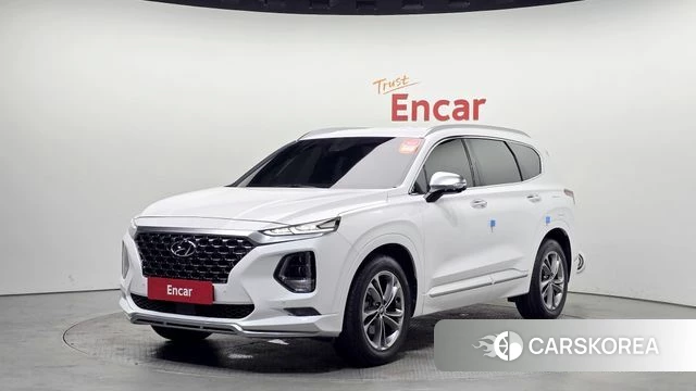 Hyundai Santa Fe TM 2019 Белый из Кореи