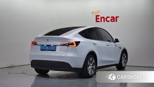 Tesla Model Y 2023 Белый из Кореи