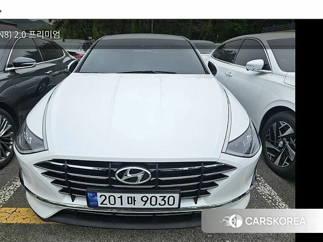 Hyundai Sonata (DN8) 2020 Белый из Кореи