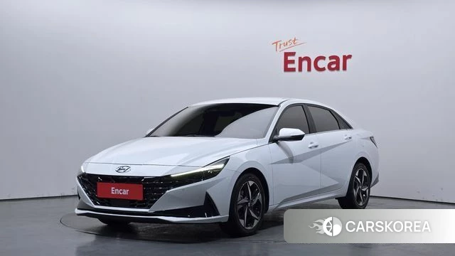 Hyundai Avante (CN7) 2021 Белый из Кореи