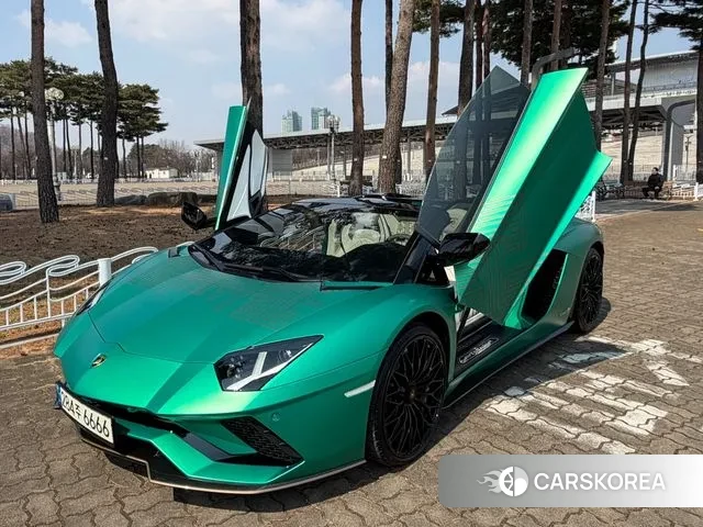 Lamborghini Aventador 2021 Синий нефрит из Кореи