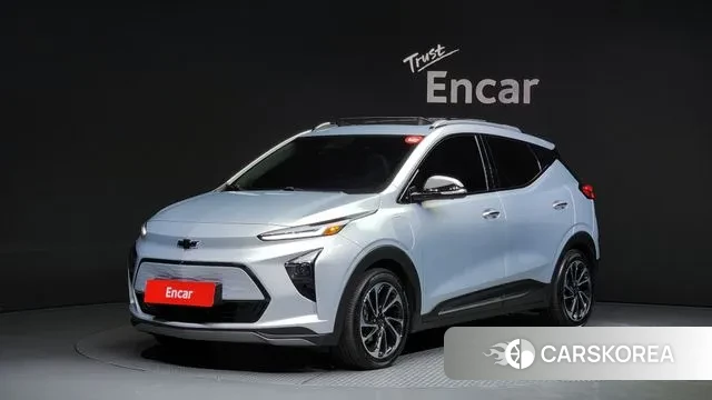 Chevrolet (GM Daewoo) Bolt EUV 2023 Светло-серебряный цвет из Кореи