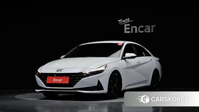 Hyundai Avante (CN7) 2022 Белый из Кореи