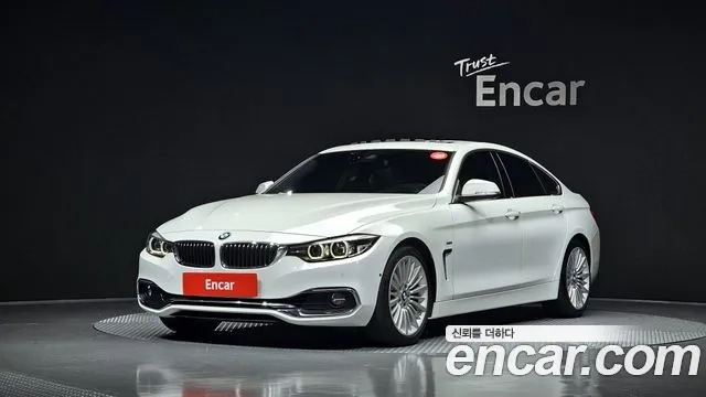 BMW 4 Series (F32) 2018 Белый из Кореи