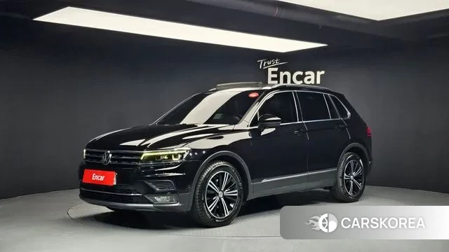 Volkswagen Tiguan second Generation 2019 Черный из Кореи