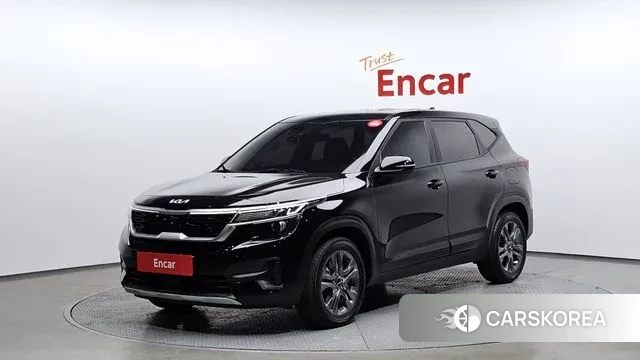 Kia Seltos 2022 Черный из Кореи