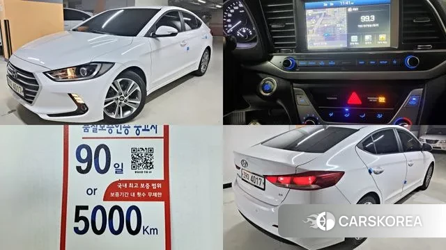 Hyundai Avante AD 2018 Белый из Кореи