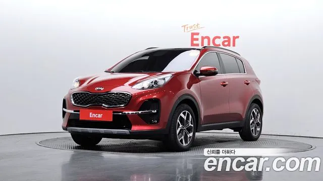 Kia Sportage The Bold 2021 Красный из Кореи
