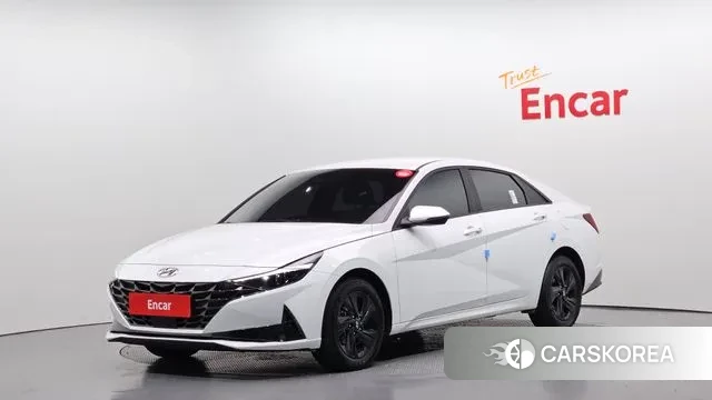 Hyundai Avante (CN7) 2022 Белый из Кореи