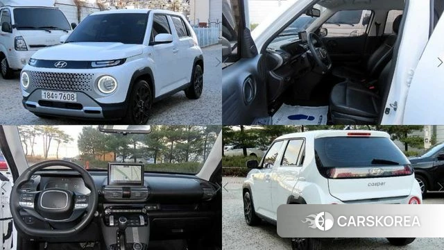 Hyundai Casper 2021 Белый из Кореи