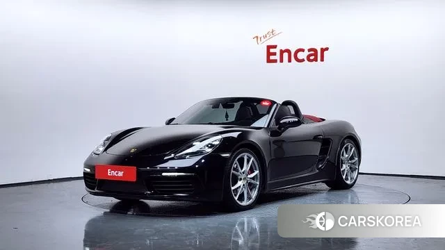 Porsche 718 Boxster 2020 Черный из Кореи