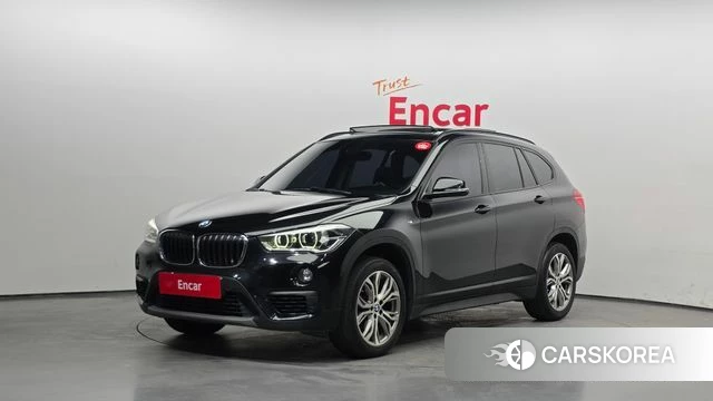 BMW X1 (F48) 2018 Черный из Кореи