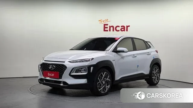Hyundai Kona Hybrid 2019 Белый из Кореи