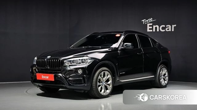 BMW X6 (F16) 2018 Черный из Кореи
