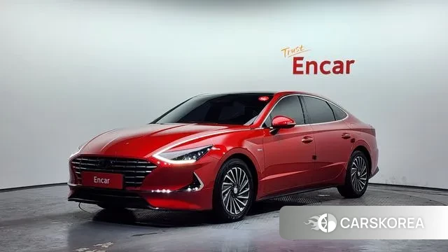 Hyundai Sonata Hybrid (DN8) 2019 Красный из Кореи