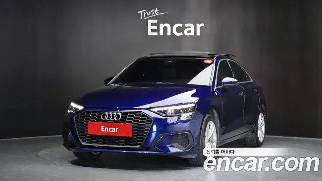 Audi A3 (8Y) 2023 Синий из Кореи
