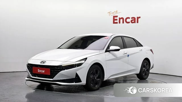 Hyundai Avante (CN7) 2023 Белый из Кореи