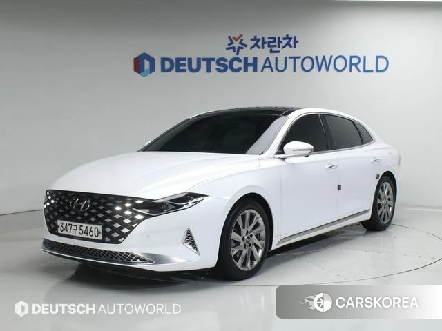 Hyundai The New Grandeur IG Hybrid 2019 Белый из Кореи