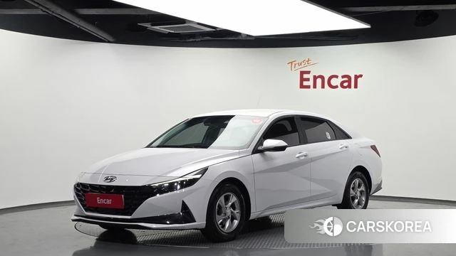 Hyundai Avante (CN7) 2021 Белый из Кореи