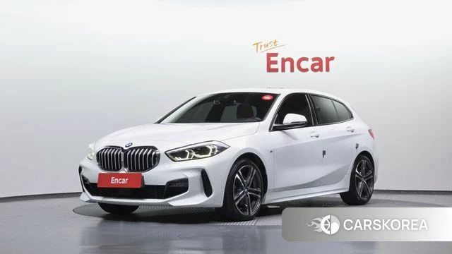 BMW 1 Series (F40) 2021 Белый из Кореи