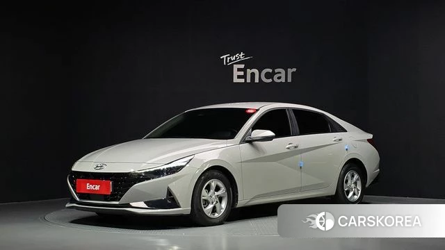 Hyundai Avante (CN7) 2021 Серебристо-серый из Кореи
