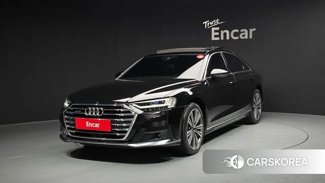 Audi A8 (D5) 2021 Черный из Кореи