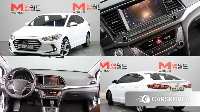 Hyundai Avante AD 2018 Белый из Кореи