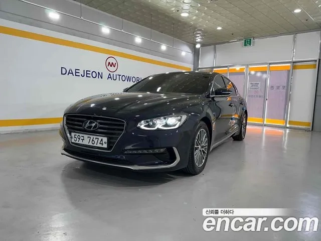 Hyundai Grandeur IG Hybrid 2018 Синий из Кореи