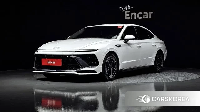 Hyundai Sonata D Edge Hybrid (DN8) 2024 Белый из Кореи