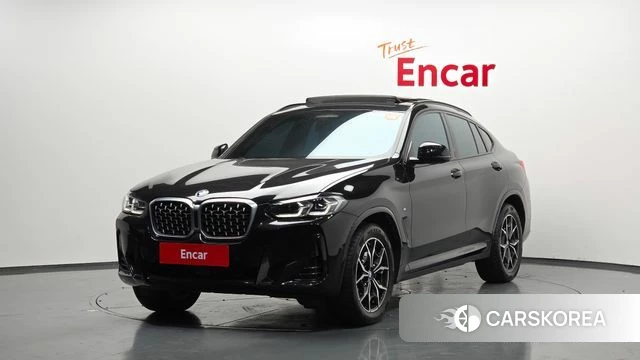 BMW X4 (G02) 2022 Черный из Кореи