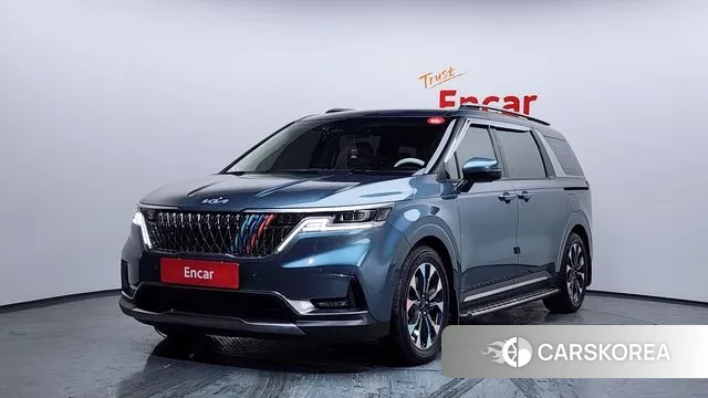 Kia Carnival 4th generation 2023 Небесно-голубой из Кореи