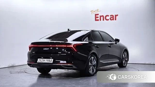 Kia K8 Hybrid 2021 Черный из Кореи
