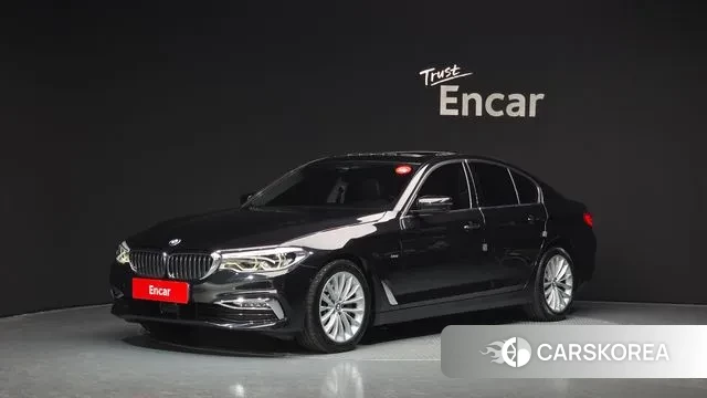 BMW 5 Series (G30) 2018 Черный из Кореи