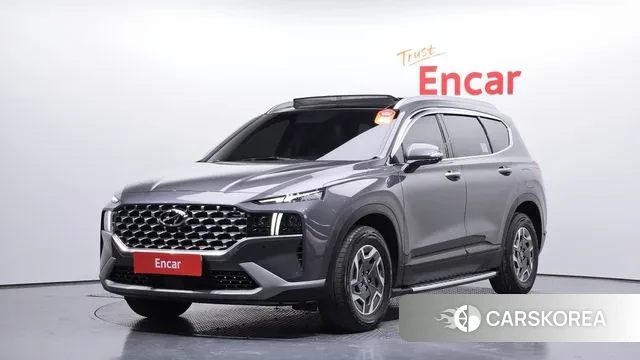 Hyundai The New Santa Fe 2022 Серый из Кореи