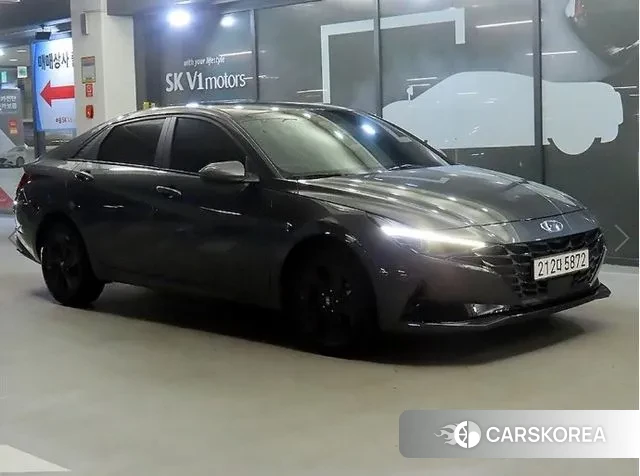 Hyundai Avante (CN7) 2022 Серый из Кореи