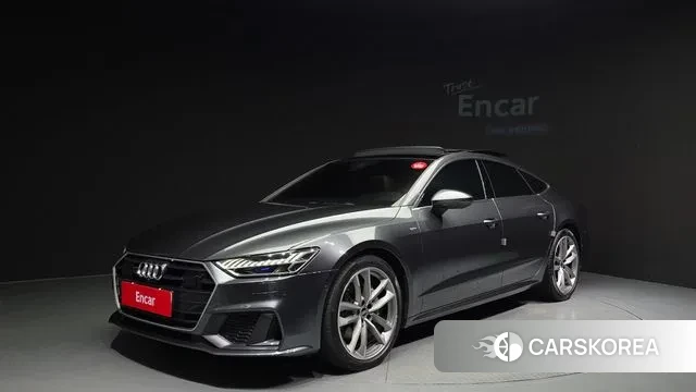 Audi A7 (4K) 2021 Черный из Кореи